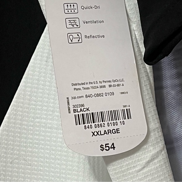 Xersion NWT Women's XXL Quick Dry Reflective Cycling Top Black White Pockets - Picture 5 of 15